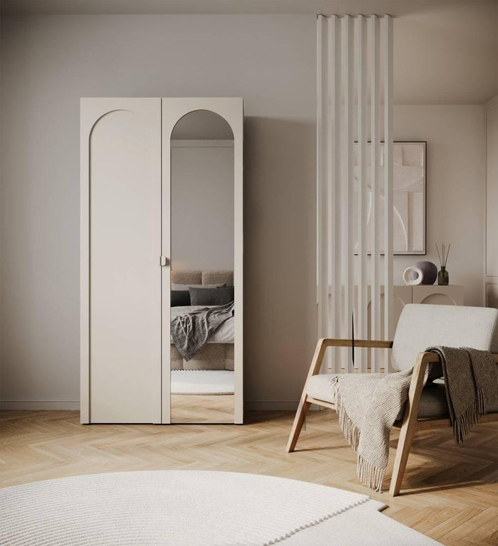 NADUVI Collection Kledingkast Archie met spiegel