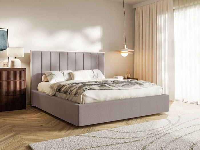 NADUVI Collection Bedframe Taavi chenille met opbergruimte 140 x 200