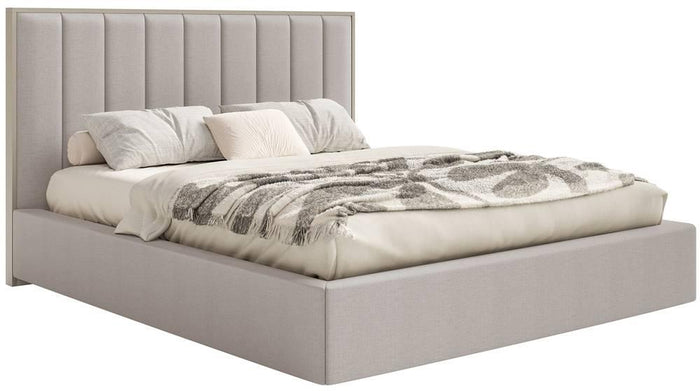 NADUVI Collection Bedframe Taavi chenille met verlichting 160 x 200 cm