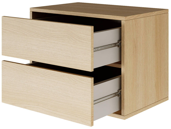 NADUVI Collection Nachtkastje Fermo 2 lades