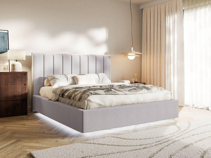 NADUVI Collection Bedframe Taavi chenille met opbergruimte en