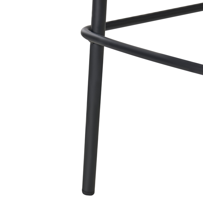 Beliani - DUETTE - Barkruk set van 2 - Lichtblauw - Fluweel