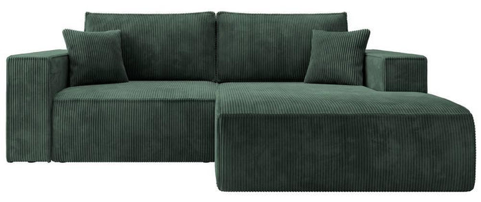 NADUVI Collection Hoekslaapbank Galine ribstof rechts