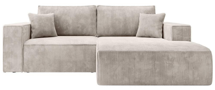 NADUVI Collection Hoekslaapbank Galine ribstof rechts