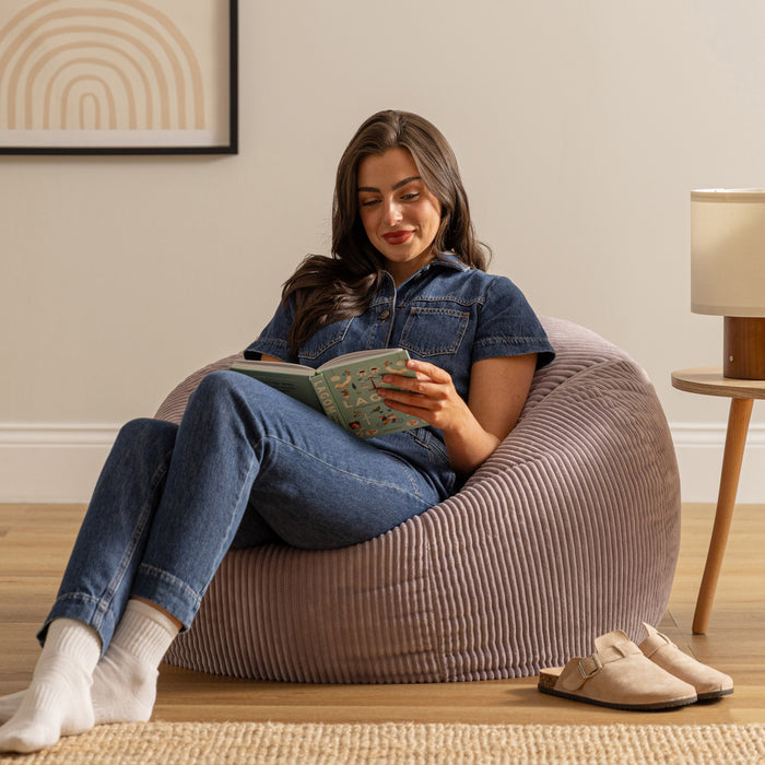 icon Kingston Zitzak - Ribfluweel - Paars