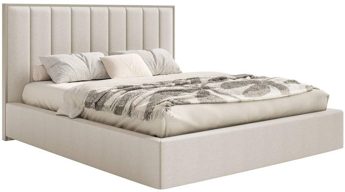 NADUVI Collection Bedframe Taavi chenille met opbergruimte 140 x 200