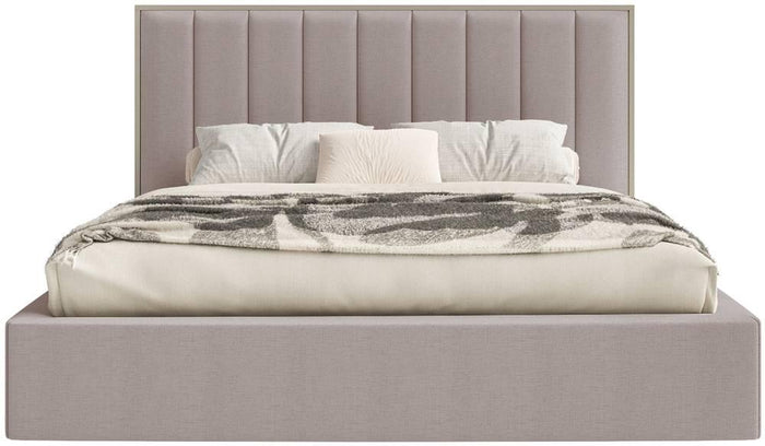 NADUVI Collection Bedframe Taavi chenille met verlichting 160 x 200 cm
