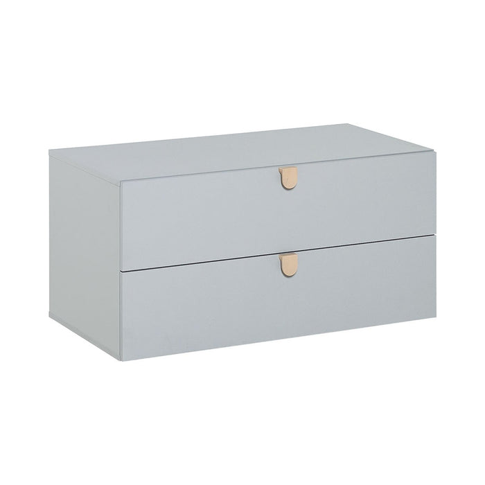 Calicosy - STIGE Commode met 2 laden - H47 cm - Grijs