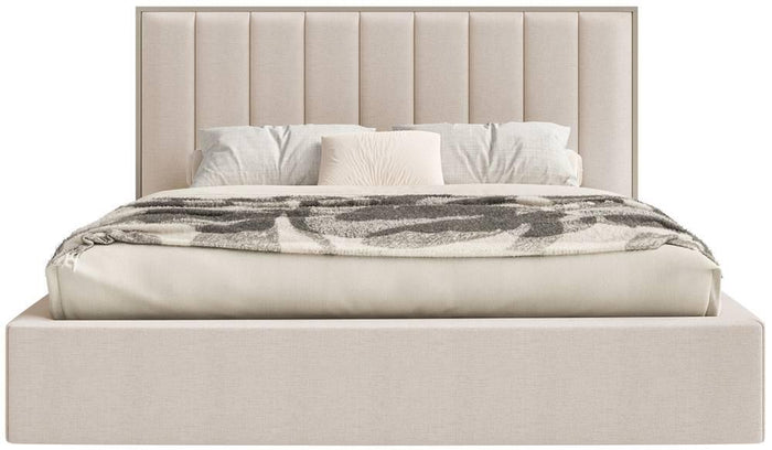 NADUVI Collection Bedframe Taavi chenille met verlichting 160 x 200 cm