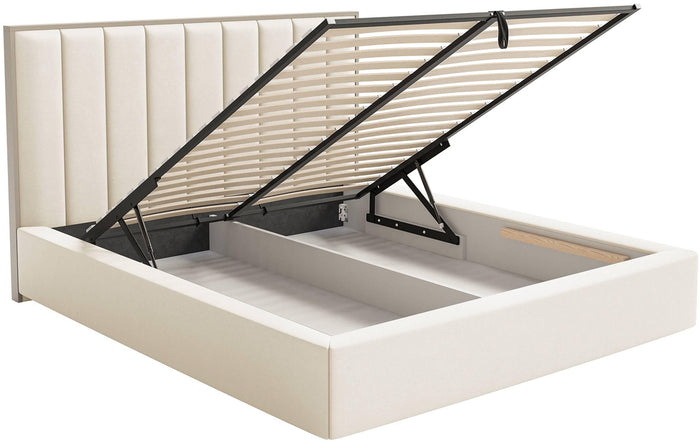 NADUVI Collection Bedframe Taavi fluweel met opbergruimte 180 x 200 cm