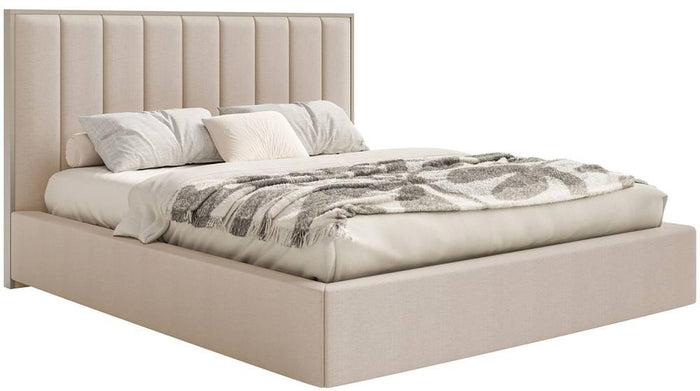 NADUVI Collection Bedframe Taavi chenille 180 x 200 cm