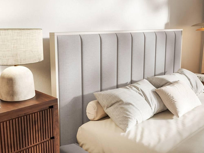 NADUVI Collection Bedframe Taavi chenille met opbergruimte en