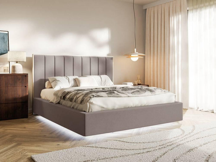 NADUVI Collection Bedframe Taavi fluweel met opbergruimte en