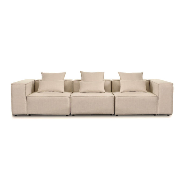 HOME DELUXE Modulaire 3-zitsbank - webstof - Beige