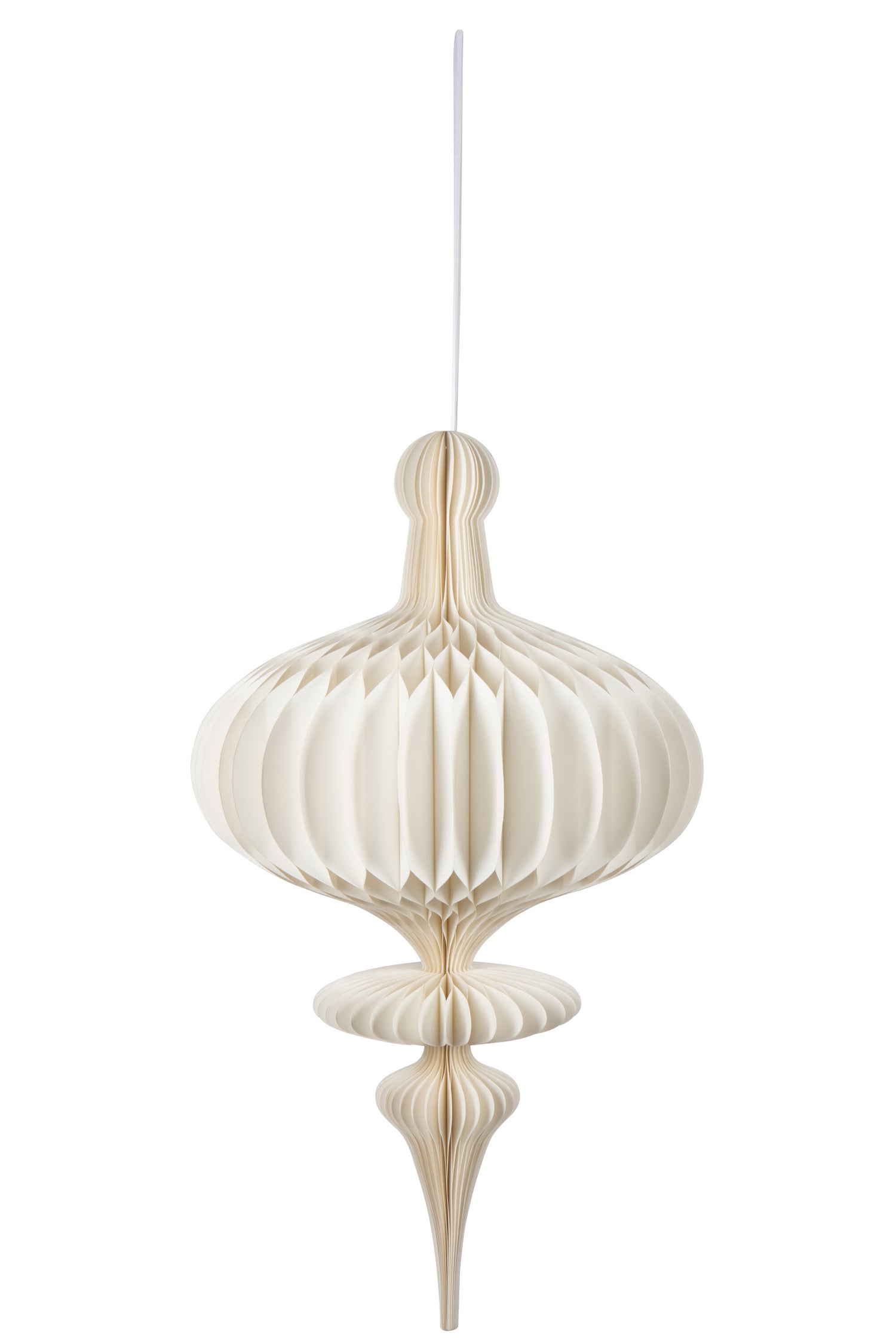 J-Line lampenkap Lola Vouwbaar - papier - gebroken wit