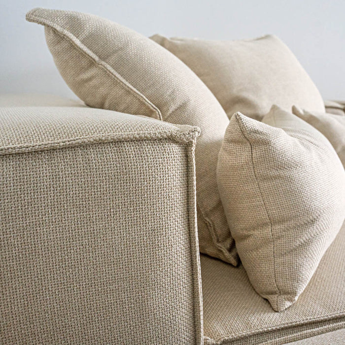 HOME DELUXE Modulaire 2-zitsbank - webstof - Beige