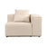 HOME DELUXE Modulair Bank Element - Hoek Rechts - Beige