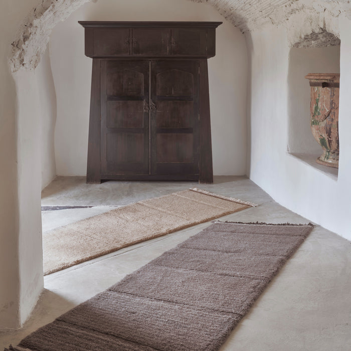 Lorena Canals Steppe Runner Vloerkleed 80 x 230 cm - Sheep Brown