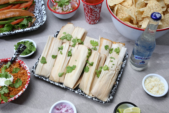 Crow Canyon Home Splatter Dienbladen Rechthoek Rood Set van 2