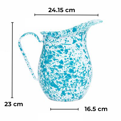 Crow Canyon Home Splatter Kan Zwart 2,8 Liter