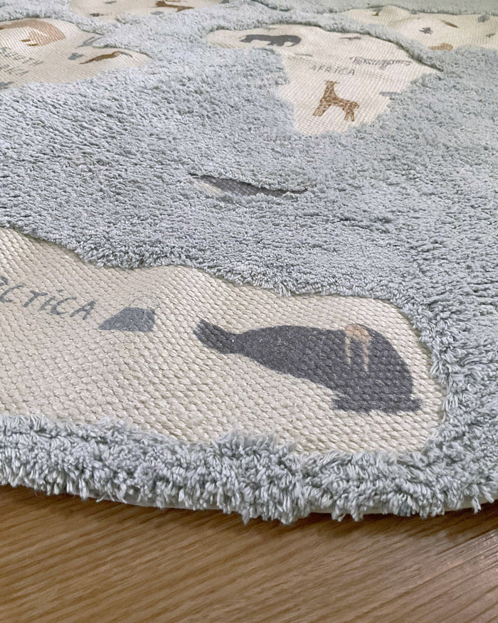 AFK Living vloerkleed Monde - voor kinderen - Katoen