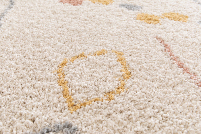 AFK Living vloerkleed Agadir - voor kinderen - beige