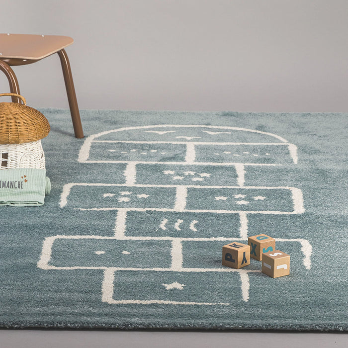 AFK Living vloerkleed Marelle - voor kinderen - blauw