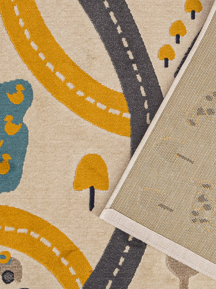 AFK Living vloerkleed Circuit - voor kinderen - veelkleurig