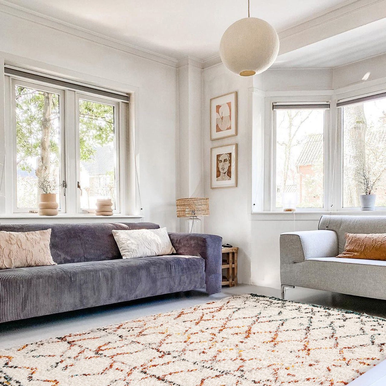 AFK Living vloerkleed Tifawt - zeer zacht - veelkleurig