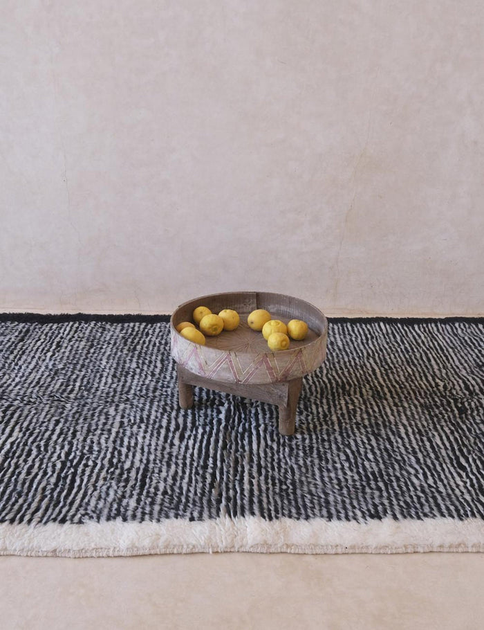 AFK Living vloerkleed Berber - handgemaakt - Wol - 119 x 227 cm