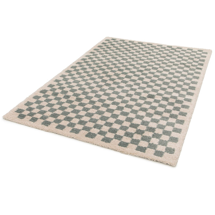 AFK Living vloerkleed Checkers - zeer zacht - groen