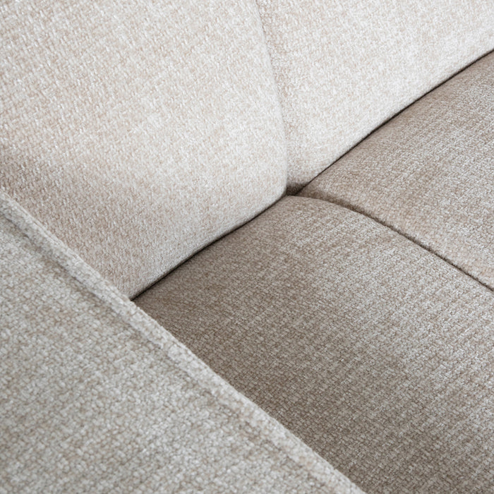 LABEL51 - Hoekbank Vitoro Links - Naturel Elite - Zwart Hout