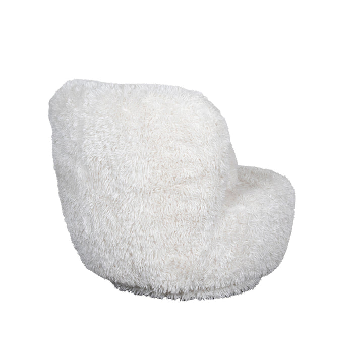 LABEL51 - Draaifauteuil Doodle - Creme Fluffy
