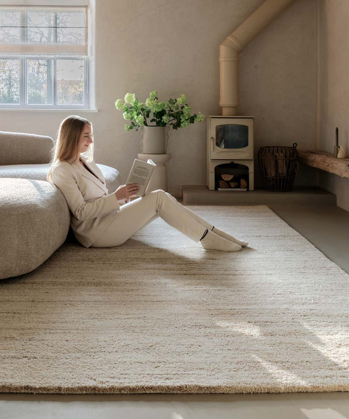 Nordic Weavers Berber vloerkleed - Nomad beige - 120x170 cm