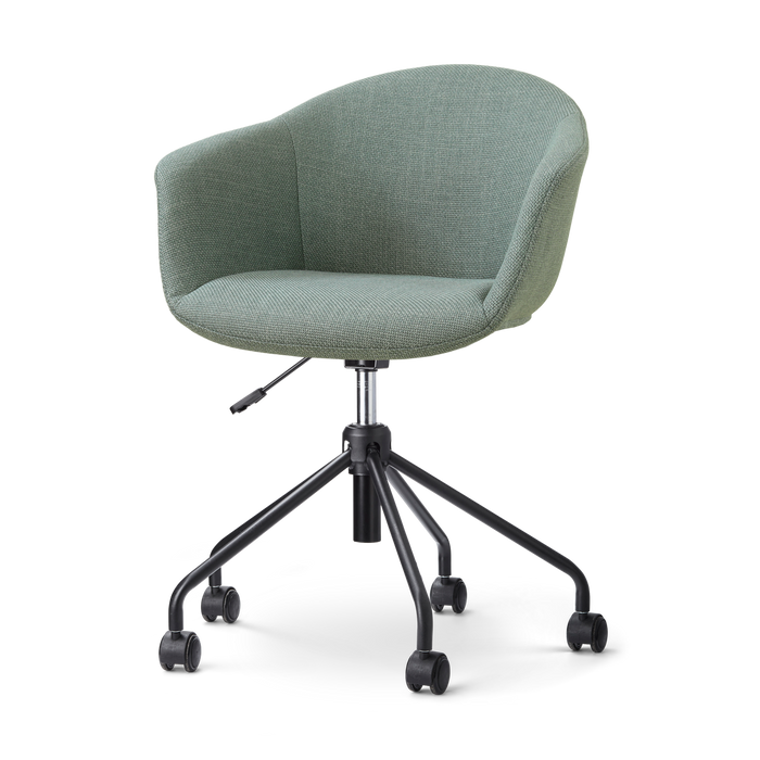 Nolon Nout-Otis bureaustoel saliegroen - zwart onderstel