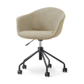 Nolon Nout-Otis bureaustoel taupe melange - zwart onderstel