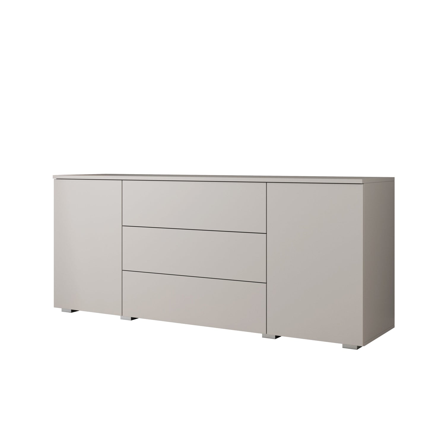 Meubella - Pure - Dressoir - Beige - 150x39x68 cm
