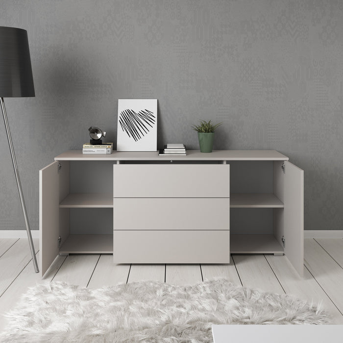 Meubella - Pure - Dressoir - Beige - 150x39x68 cm