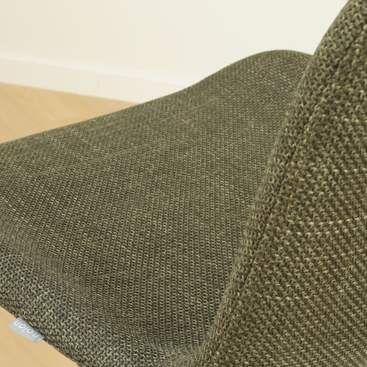 Nolon Nena-Fé eetkamerstoel forestgroen - houten onderstel