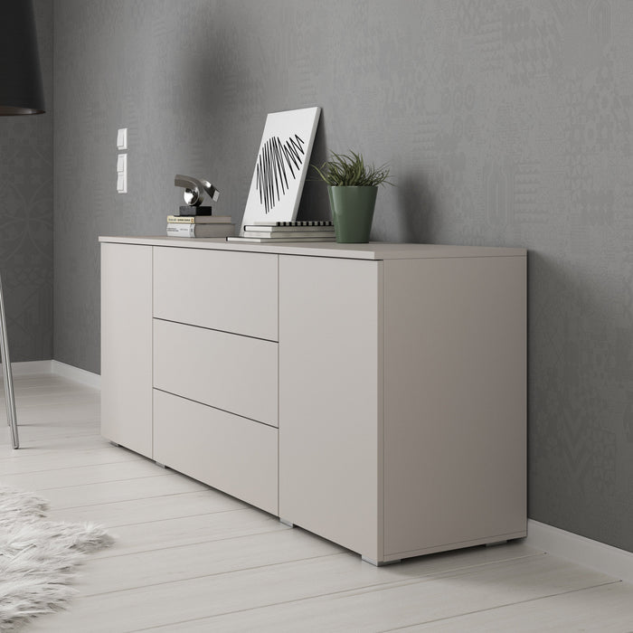 Meubella - Pure - Dressoir - Beige - 150x39x68 cm