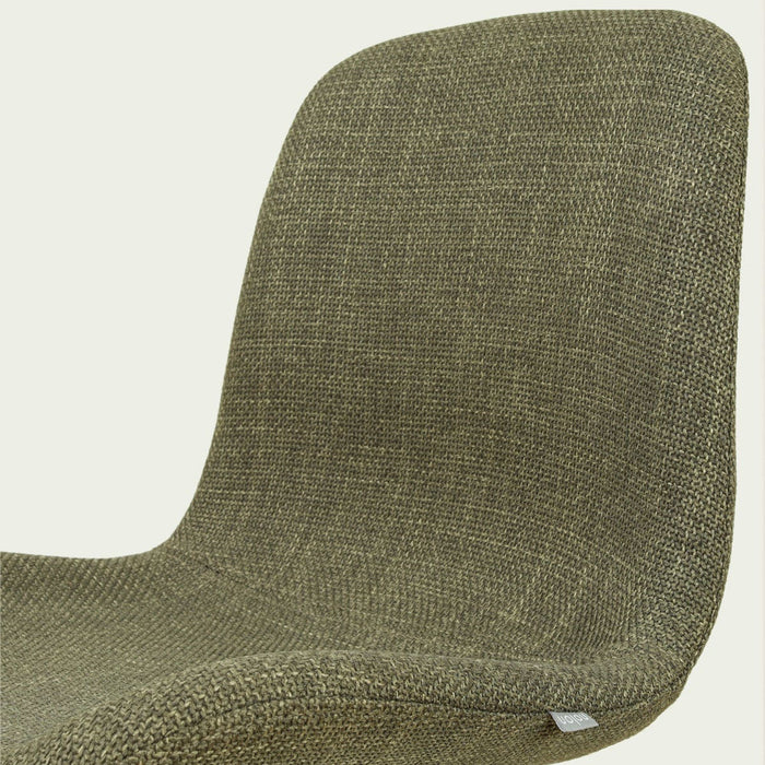 Nolon Nena-Fé eetkamerstoel forestgroen - houten onderstel