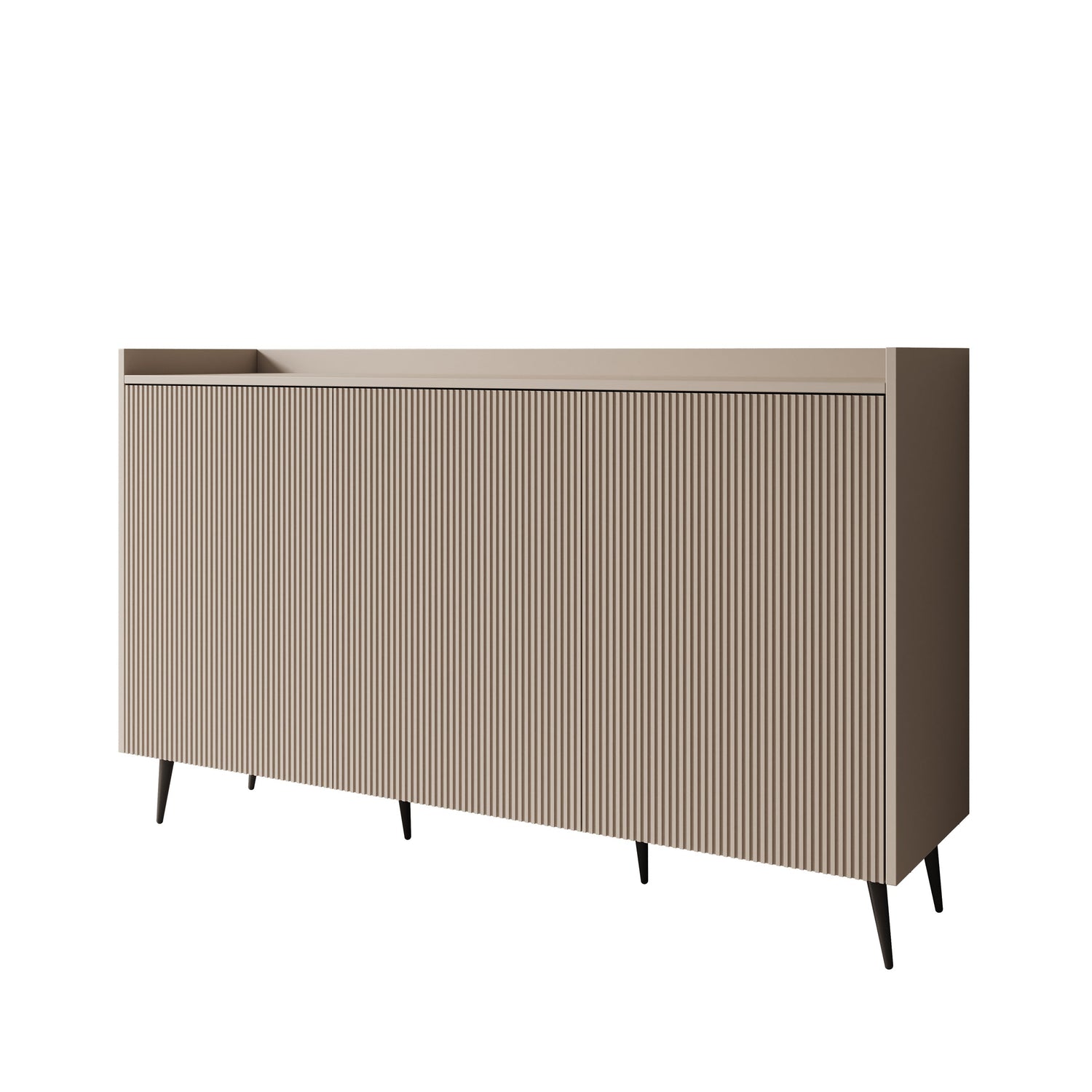 Meubella - Asty - Dressoir - Beige - 150x41x92 cm