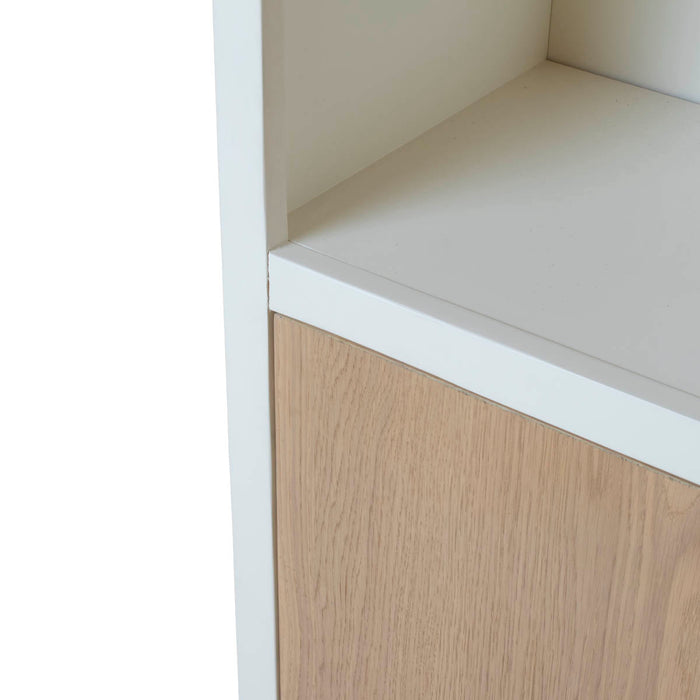 DÉJA Living - Wandkast Wit Hout - 80x38x210cm - Falla