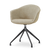 Nolon Nola-Otis Eetkamerstoel Taupe Melange - Draaibaar Zwart