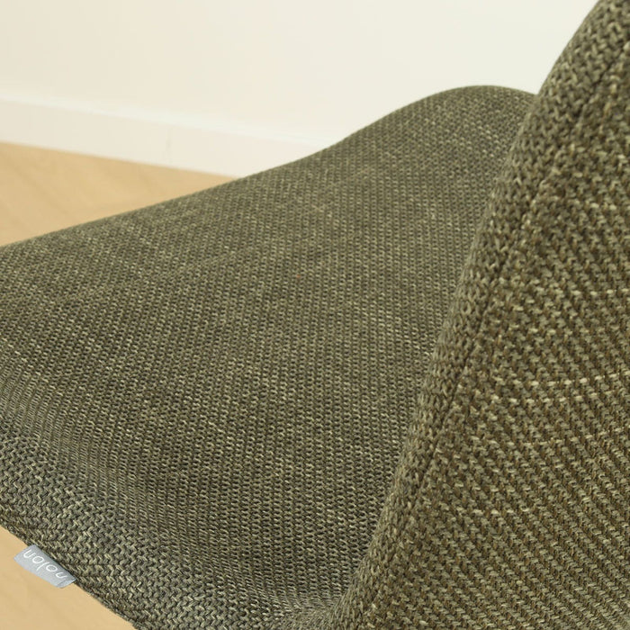 Nolon Nena-Fé eetkamerstoel forestgroen - zwart houten onderstel