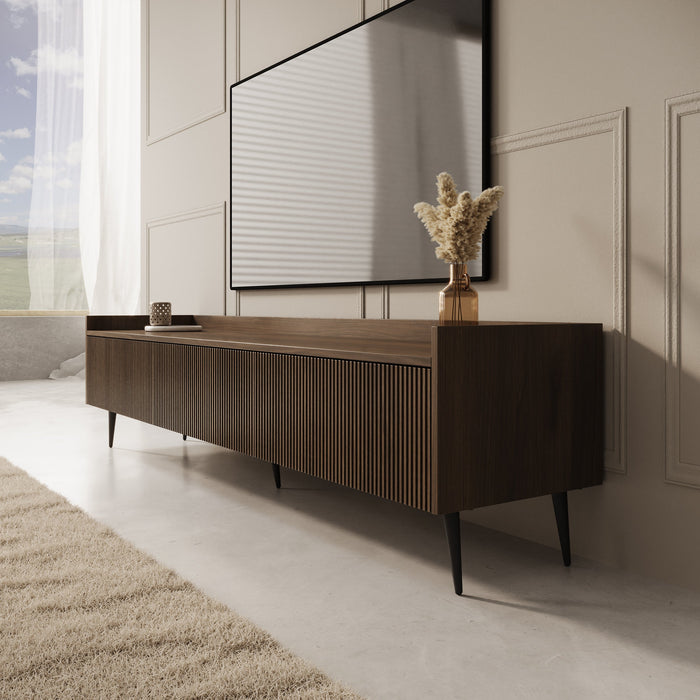 Meubella - Asty - TV-Meubel - Donker eiken - 180 cm