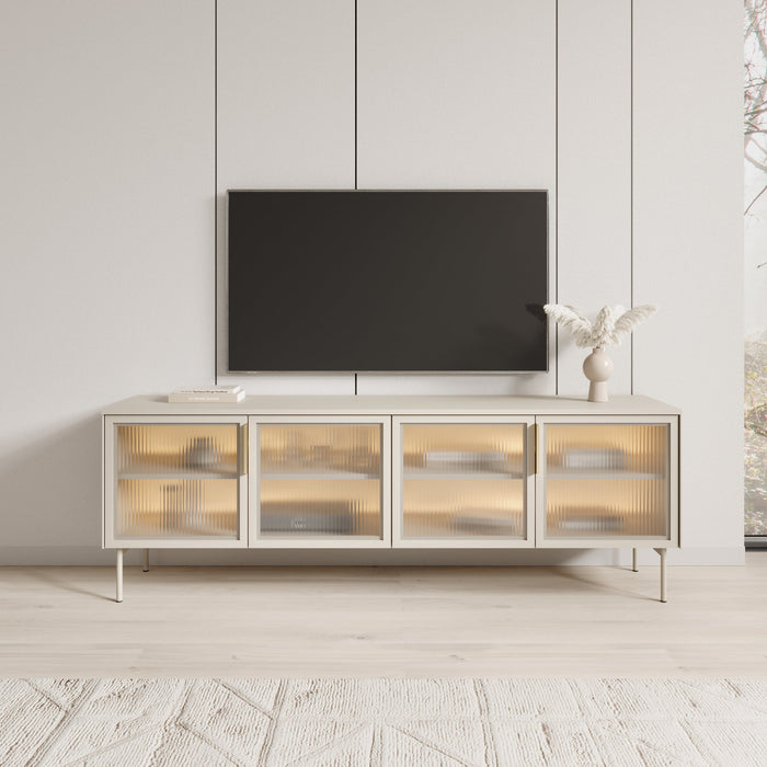 Meubella - Lomo - TV-Meubel - Beige - 181 cm