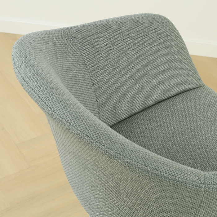 Nolon Nino-Otis barkruk saliegroen - zwart onderstel - 65 cm