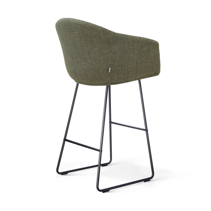 Nolon Nino-Otis barkruk forestgroen - zwart onderstel - 75 cm