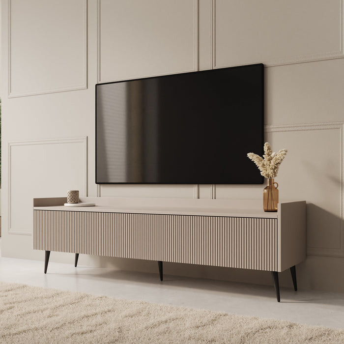 Meubella - Asty - TV-Meubel - Beige - 150 cm